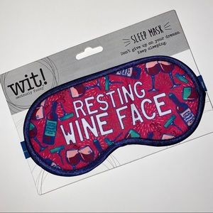 SLEEP MASK - Resting Wine Face 😴
